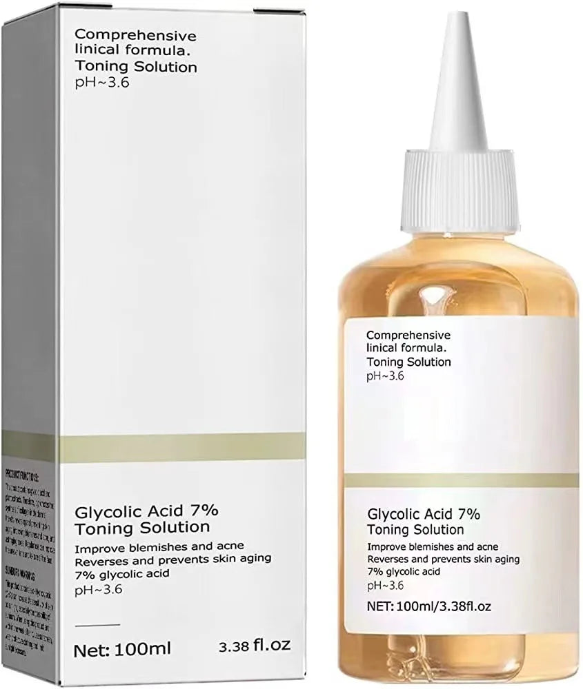 100ml Glycolic Acid 7% Toner – Acne Care & Skin Renewal